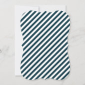La Marine Bleue noue mariage invitations (Dos)