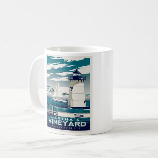La martha's Vineyard Coffee Mug - Size 11oz (Devant gauche)