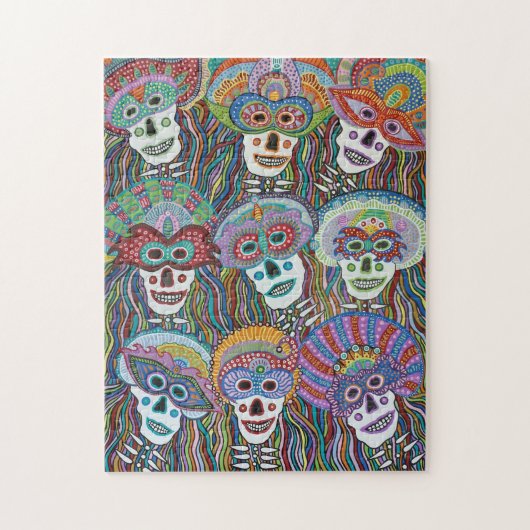 La Mascarada de los Muertos Legpuzzel (Verticaal)