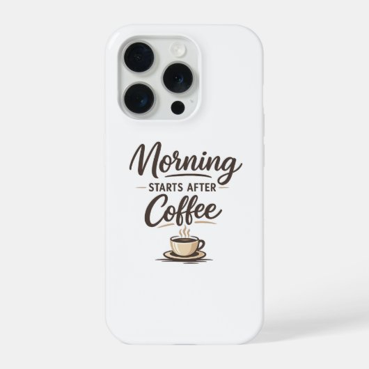 La matinée commence après le café - Café minimal (Verso)