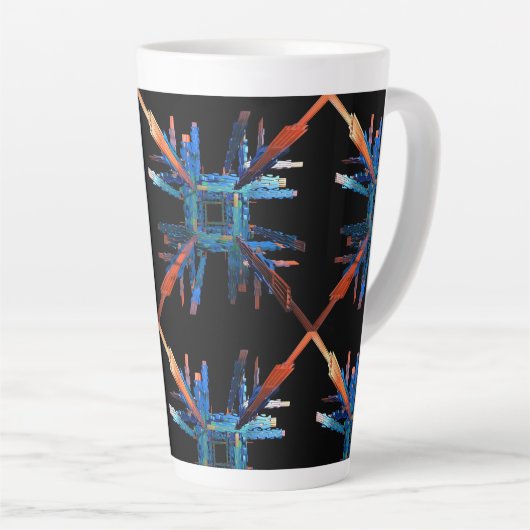 La mécanique de tout le latte Mug (Angle droit)