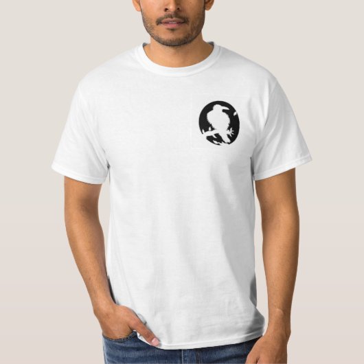 La mèche de Ravens conçoit le T-shirt blanc (Devant)