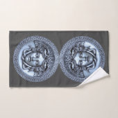 La Méduse grecque renoue (Serviette à main)