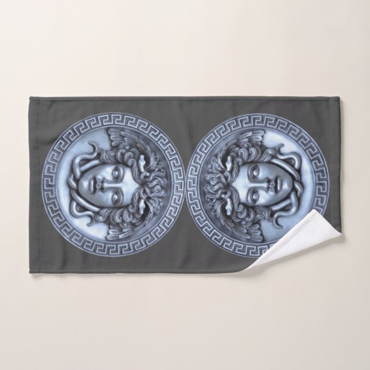 La Méduse grecque renoue (Serviette à main)