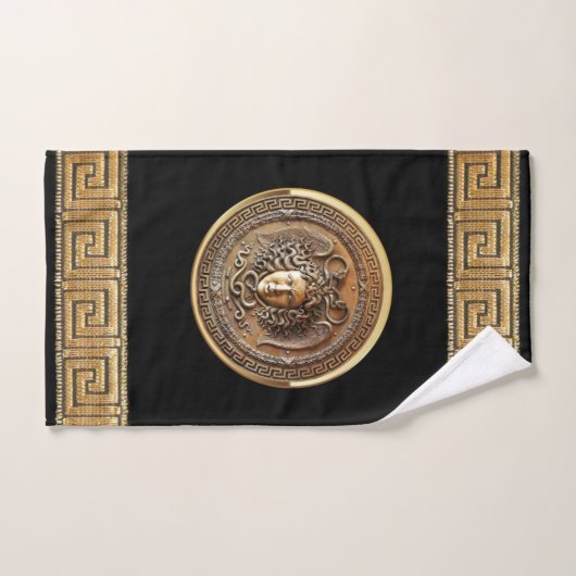 La Méduse grecque renoue (Serviette à main)