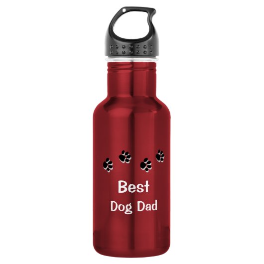 La meilleure bouteille d'eau de papa de chien (Devant)