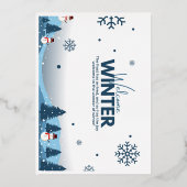 La meilleure carte cadeau pour l'hiver et Noël (Recto)