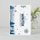 La meilleure carte cadeau pour l'hiver et Noël (Debout devant)