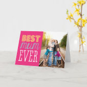 La meilleure carte de la Fête des Mères (Fleur jaune)