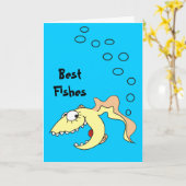 La meilleure carte de pet de poissons de bande (Fleur jaune)