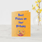 La meilleure carte de poissons (Fleur jaune)