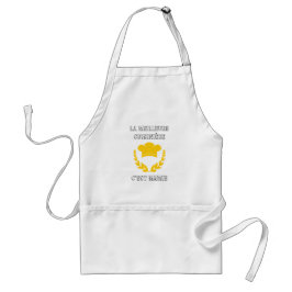La meilleure cuisinière personnalisable standaard schort
