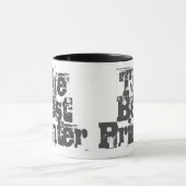 La meilleure imprimante - Mug à café à deux tons (Centre)