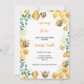la meilleure invitation babyshower au miel dans le (Devant)