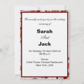 La meilleure invitation de carte mignonne et adora (Devant)