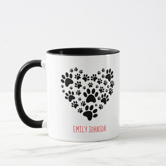 La meilleure jamais maman de chien avec la tasse (Gauche)
