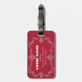 La "meilleure maman étiquette de bagage à monde" (Dos Vertical)