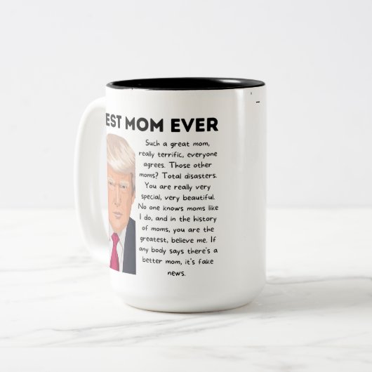 La meilleure maman mug Trump (Devant gauche)