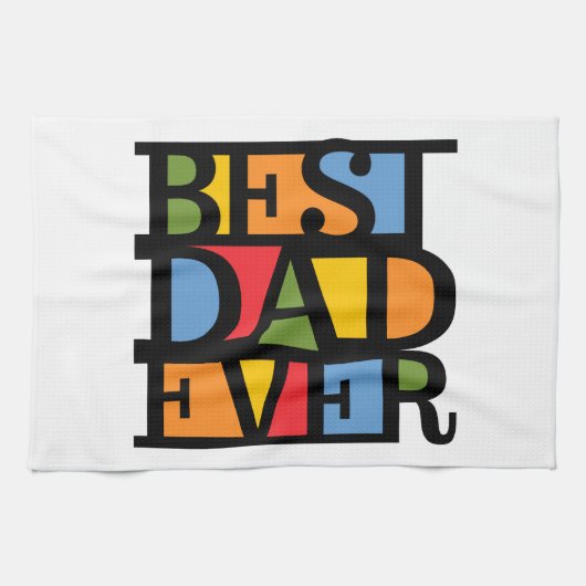 La MEILLEURE serviette de main de PAPA JAMAIS (Horizontal)