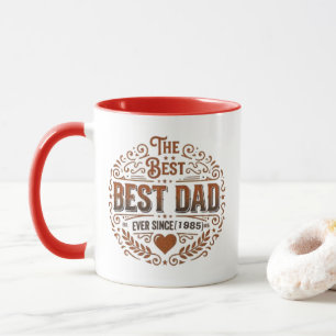 La Meilleure Tasse de Café Accent Papa Depuis 1985