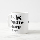 La meilleure tasse de café de maman de caniche (Devant gauche)