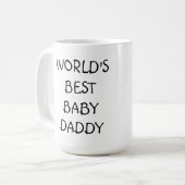 La meilleure tasse de café de papa du bébé du (Devant gauche)