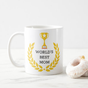 La meilleure tasse de café de trophée de la maman