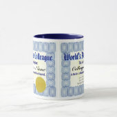 La meilleure tasse de certificat du collègue du (Centre)