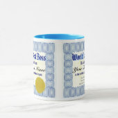 La meilleure tasse de certificat du patron du (Centre)