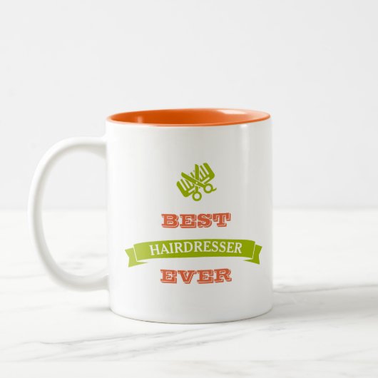 La meilleure tasse de coiffeur de coiffeur jamais (Gauche)