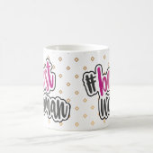 La meilleure tasse de femme avec l'effet rose de (Centre)