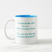 La meilleure tasse de frère (Gauche)