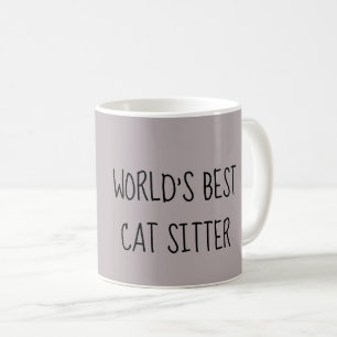 La meilleure tasse de garde d'enfants de chat des