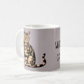 La meilleure tasse de garde d'enfants de chat des (Devant gauche)