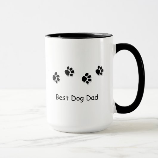 La meilleure tasse de papa de chien (Droite)
