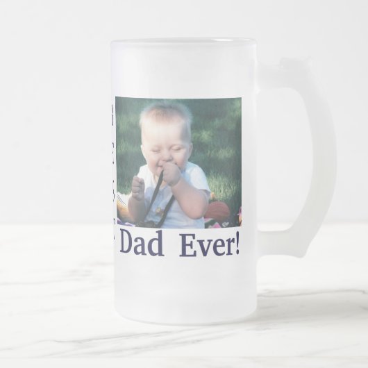 La meilleure tasse de photo de papa (Droit)