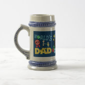 La meilleure tasse de photo de papa de fête des (Gauche)