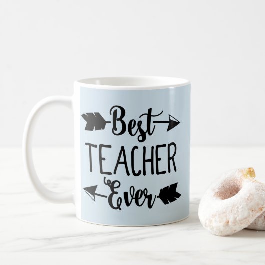 La meilleure tasse de professeur de flèche de (Avec donut)