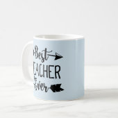 La meilleure tasse de professeur de flèche de (Devant gauche)