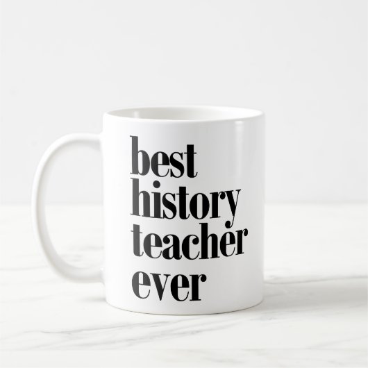La meilleure tasse de professeur d'histoire jamais (Gauche)