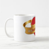 La meilleure tasse de ruban d'or de la maman du (Gauche)