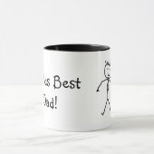 La meilleure tasse de sonnerie de papa des mondes (Centre)