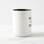 La meilleure tasse du professeur du mot (Centre)