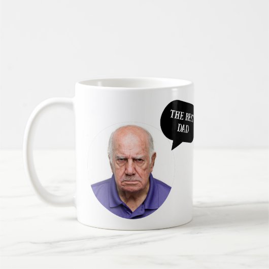 La meilleure tasse pour papa Homme drôle vieux en  (Gauche)