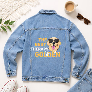 La meilleure thérapie est un Golden avec des lunet