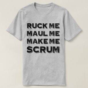 La mêlée je me malmènent me font le T-shirt