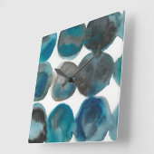 La Mer - Circles Vierkante Klok (Hoek)