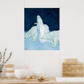 La mer des glaces par Edmund Dulac Poster (Cuisine)
