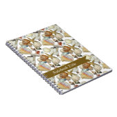 La mer écosse le carnet de journal de plage (Côté Droit)