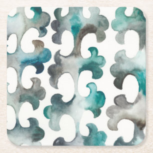 La Mer Vierkante Kartonnen Onderzetter